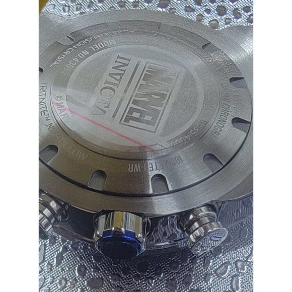 Invicta Men's Captain America 50mm Blue Dial Quartz Watch‎ - Picture 7 of 7